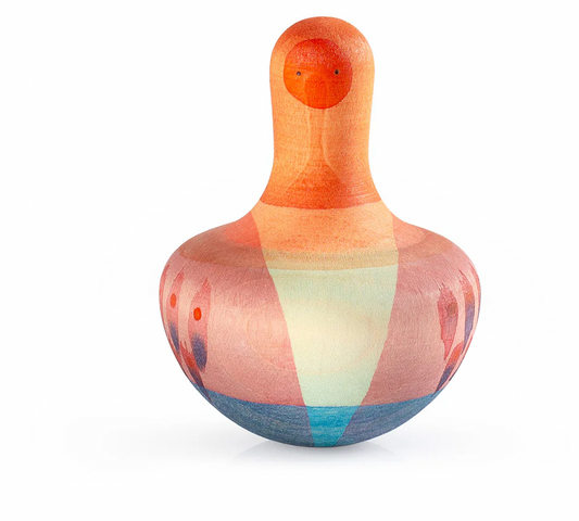 Grapat Mellow Orange Bird Rocking Toy