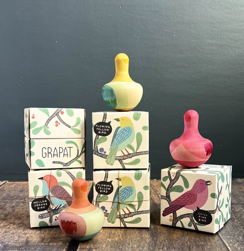 Grapat Flowing Yellow Bird Rocking Toy