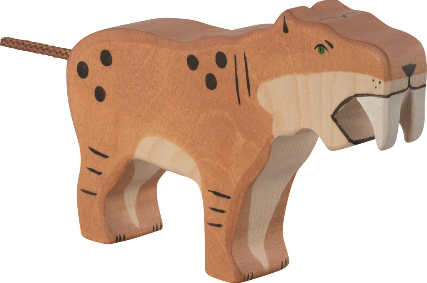Holztiger Saber-toothed Tiger European Wooden Toy
