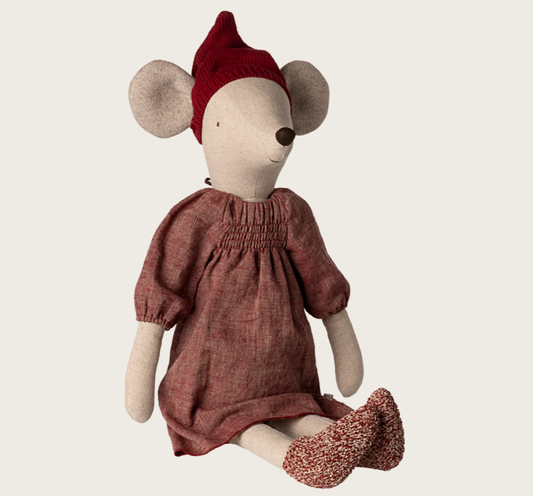 Maileg Christmas mouse, Maxi - Girl