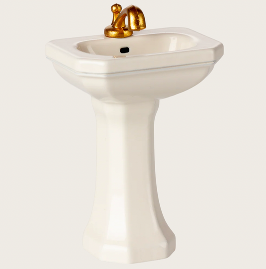 Maileg  Bathroom sink, Mouse - Off white