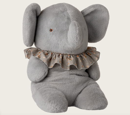 Preorder Maileg Elephant plush, Big - Blue/grey (Expected Delivery 11.15.2025)