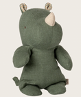 Load image into Gallery viewer, Preorder Maileg Safari friends, Rhino, Small - Sage or Dusty Blue (Expected Delivery 11.15.2025)
