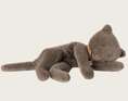 Load image into Gallery viewer, Preorder Maileg Sleeping kitten plush, Medium - Grey or Black (Expected Delivery 11.15.2025)
