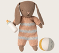 Load image into Gallery viewer, Maileg Bunny/Rabbit set, Micro - Brown - Dusty rose or Brown - Blue or Sand - Rose
