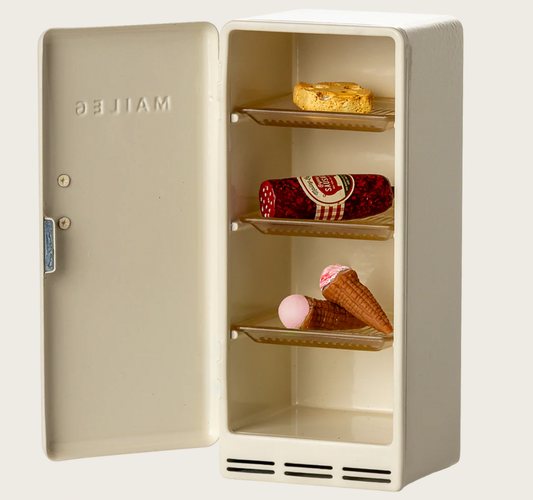 Maileg  Fridge, Mouse - Off white