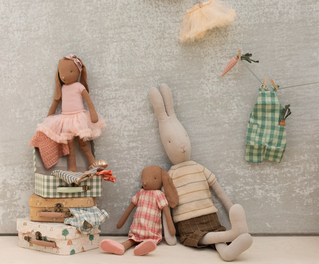 Maileg Ballet suit and skirt Size 3 (Cream or Rose)