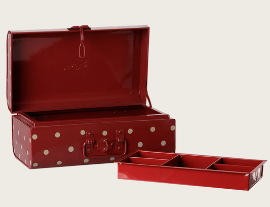 Preorder Maileg Storage Suitcase Small (Red or Dark Red) (Expected Delivery: 11.1.26)