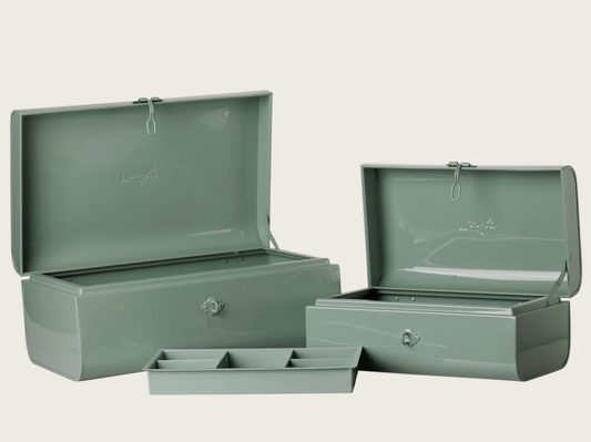 Preorder Maileg Storage Suitcase (Dark Mint or Powder/Coral) (Expected Delivery: 11.1.26)