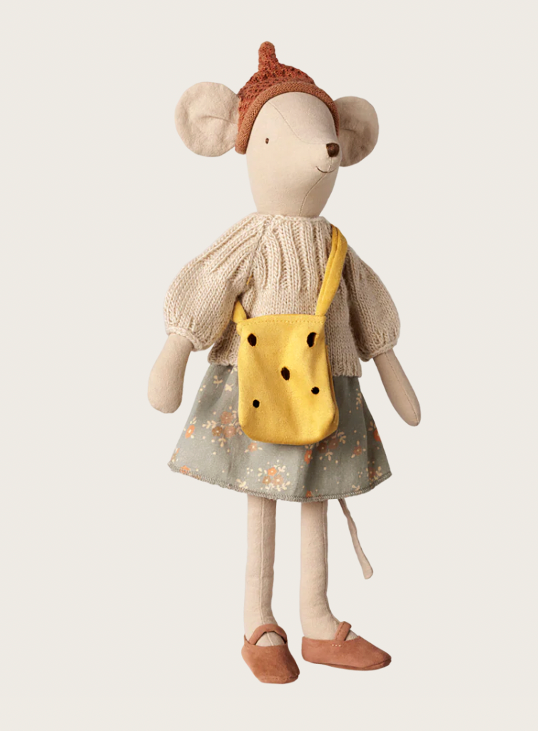 Preorder Maileg Cheese Bag, Medium Mouse (Expected Delivery:11.1.26)
