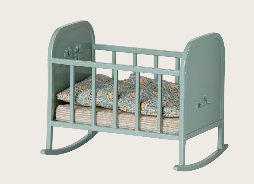 Preorder Maileg Cradle, My Size (Blue Mint or Light Rose) (Expected Delivery: 8.15.26)