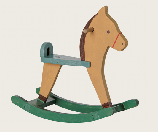 Preorder Maileg Rocking horse, Mouse - Light brown (Expected Delivery: 9.1.26)