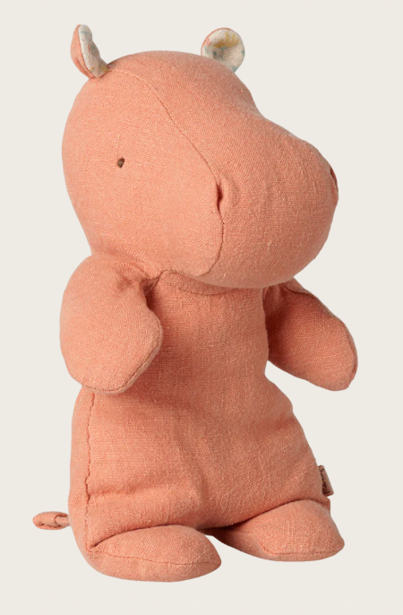 Preorder Maileg Safari friends, Hippo, Small or Medium (Dusty coral, Soft rose, or Vintage Yellow) (Expected Delivery:) (Copy)
