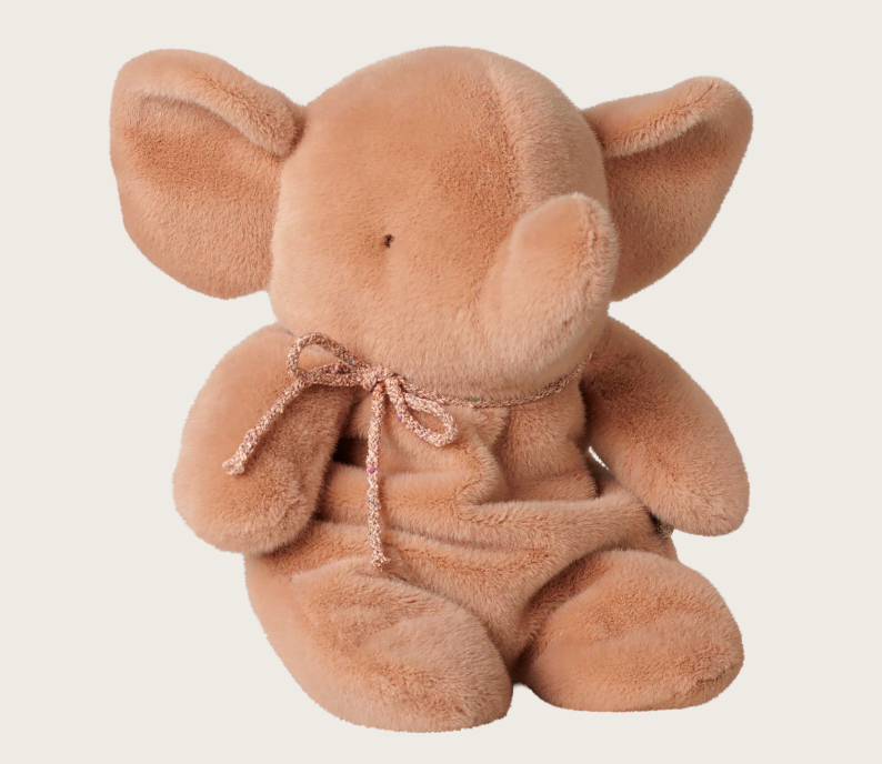 Preorder Maileg Elephant plush, Medium (Soft Mint or Vintage rose) (Expected Delivery: 9.15.26)