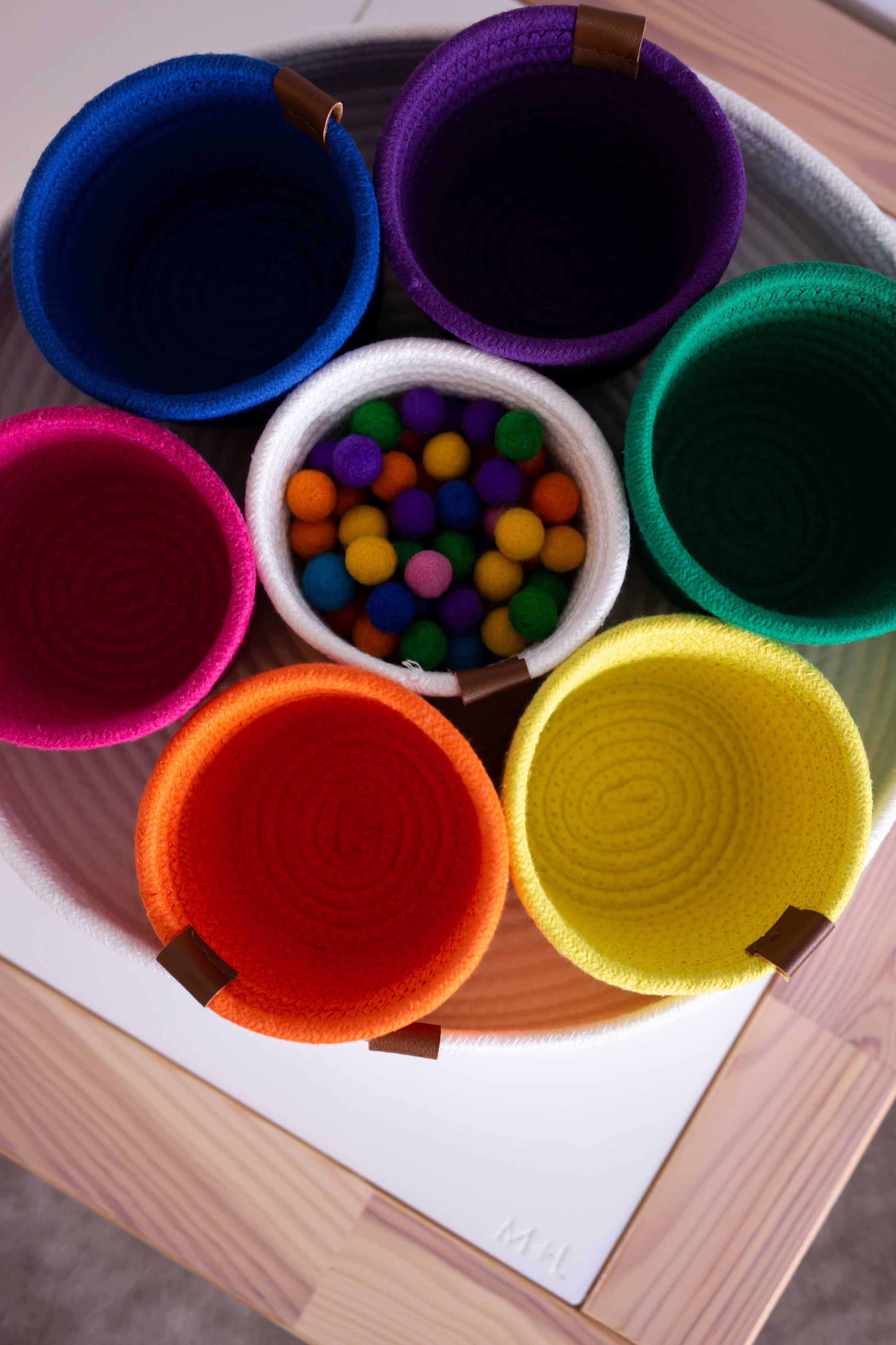 Maple and Lark Jubilee Tray: Stone Gray