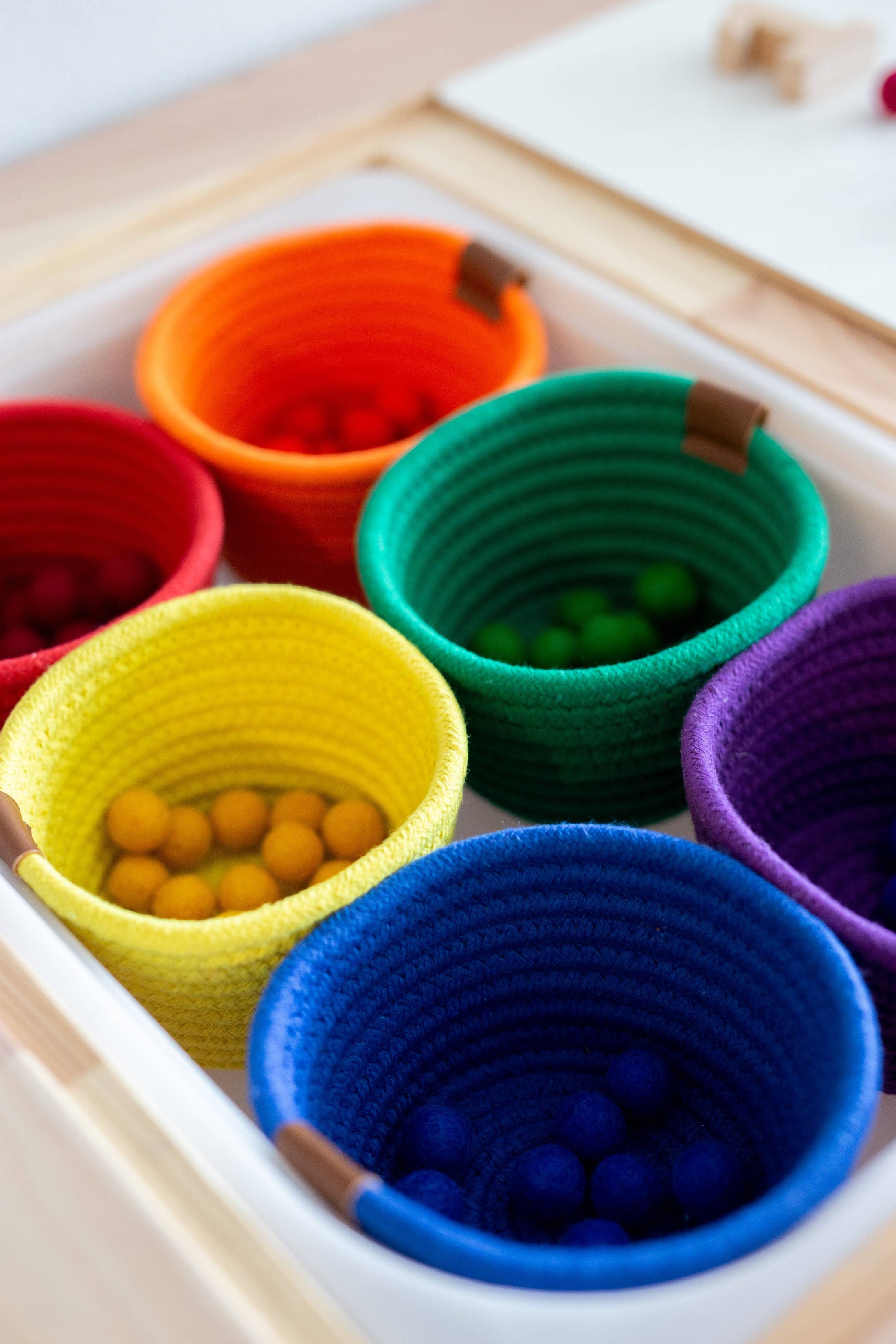 Maple and Lark The Bitsy Basket: Rainbow Set