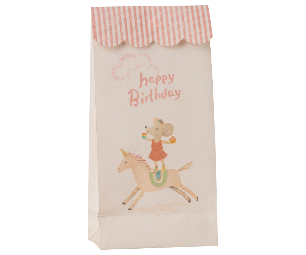 Preorder Maileg Goodie Bag - Happy birthday - Cowboy or Unicorn, 12 pcs.(Expected Delivery: 4.15.26)