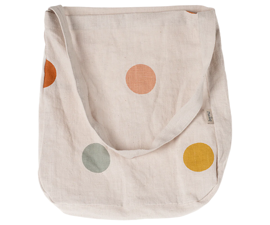 Maileg Tote bag, Multi dots or Stripes - One strap