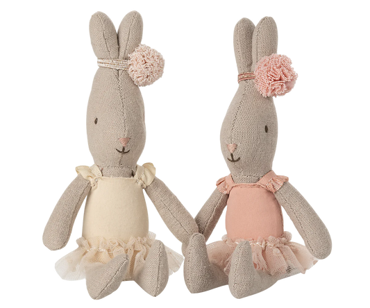 Maileg Rabbit Micro- Ballet suit and skirt (Cream or Rose)