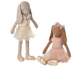 Load image into Gallery viewer, Maileg Bunny size 3, Chocolate brown - Ballet suit and skirt rose or Bunny size 3, Classic - Ballet suit and skirt cream
