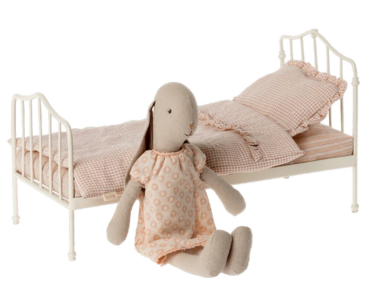 Maileg Bed, Miniature - Dark Rose