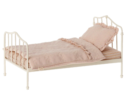 Maileg Bed, Miniature - Dark Rose