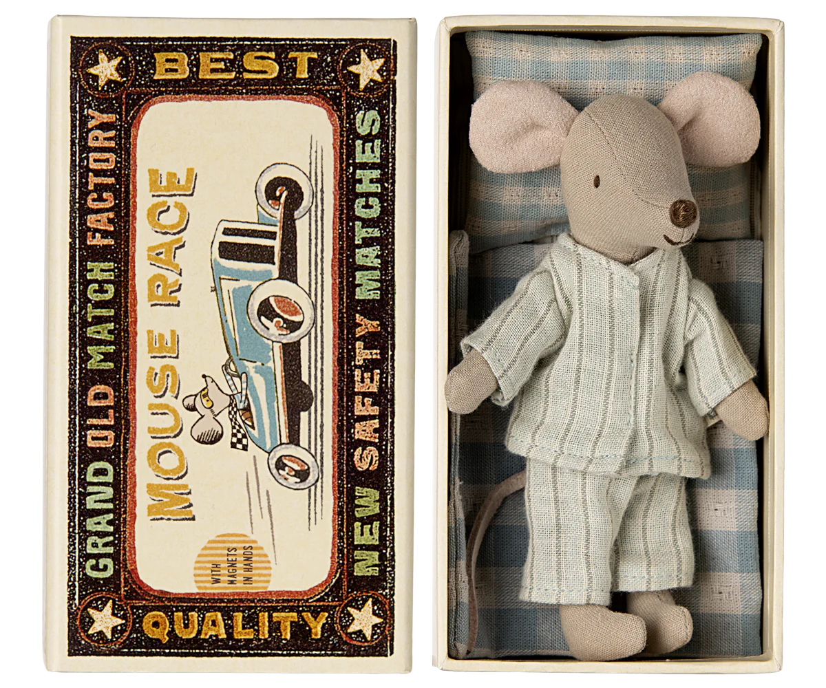 Maileg Big Brother Mouse in Matchbox (2024 Magnetic Hands)