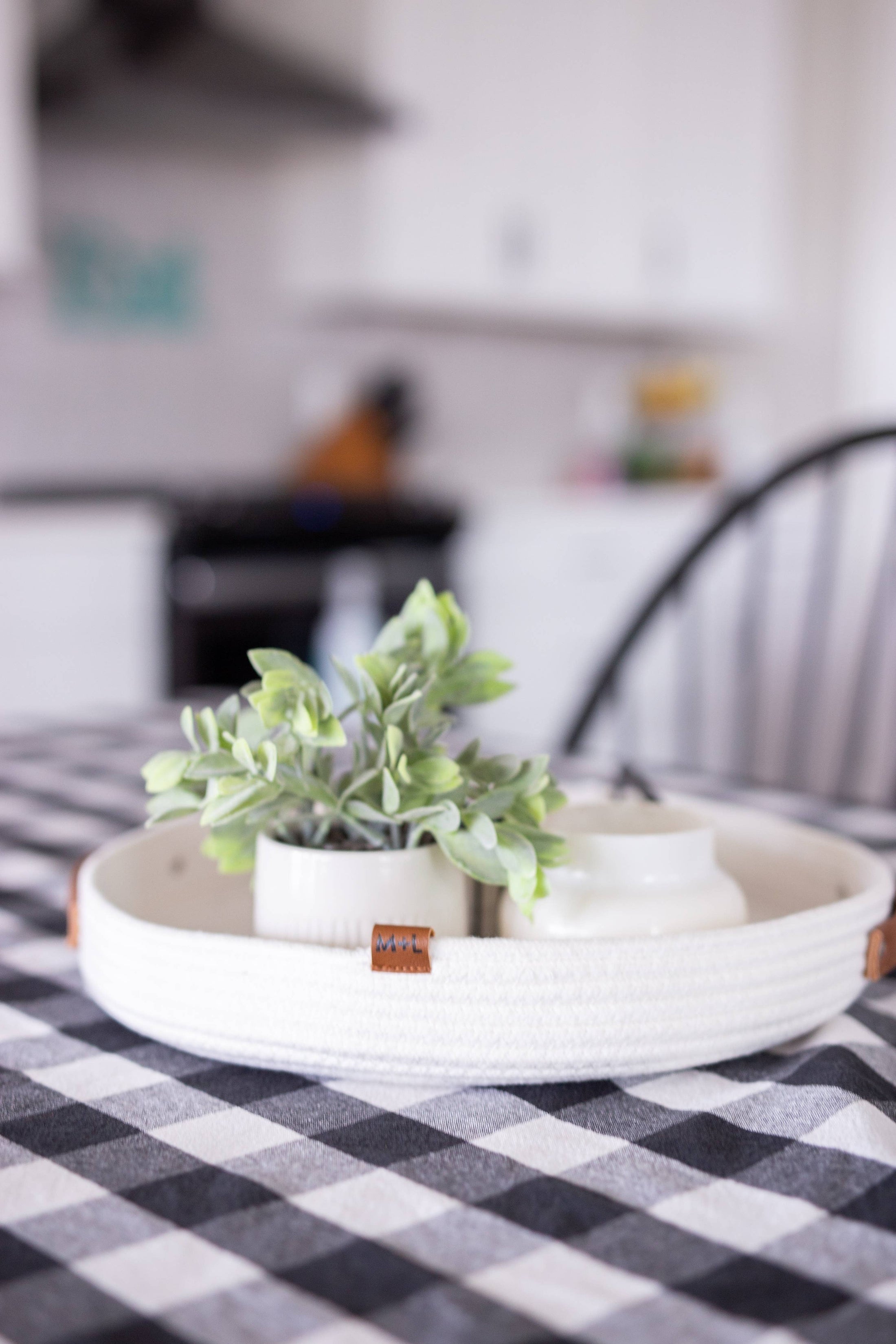 Maple and Lark Jubilee Tray: Stone Gray