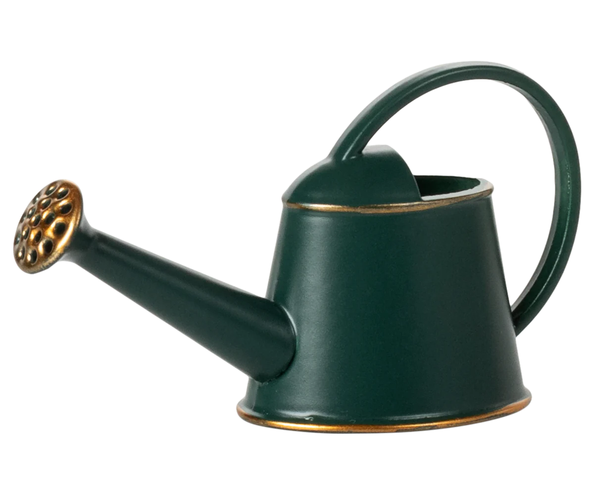 Maileg Watering can, Mouse - Dark green