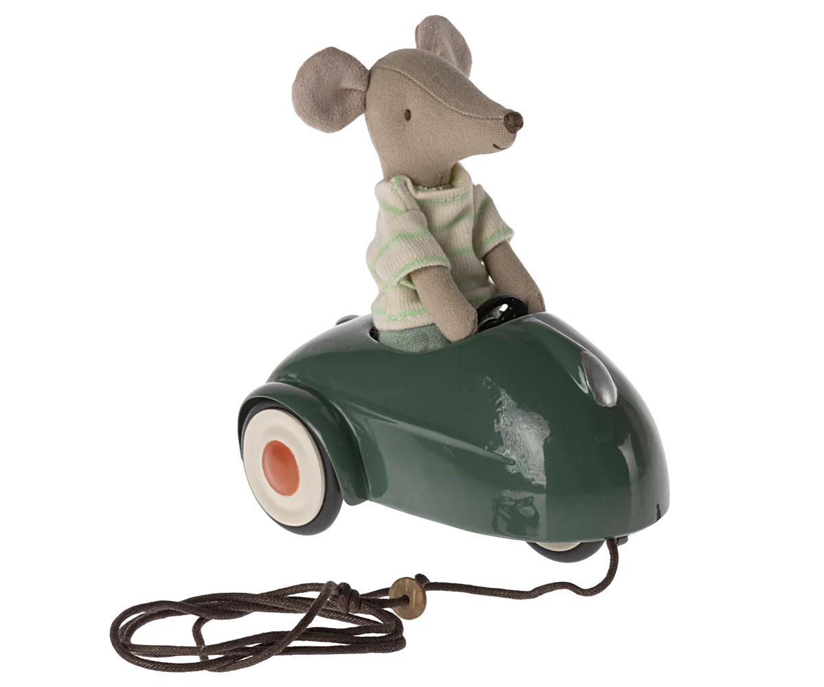 Maileg Mouse Car (Dark Green, Coral or Dark Powder)