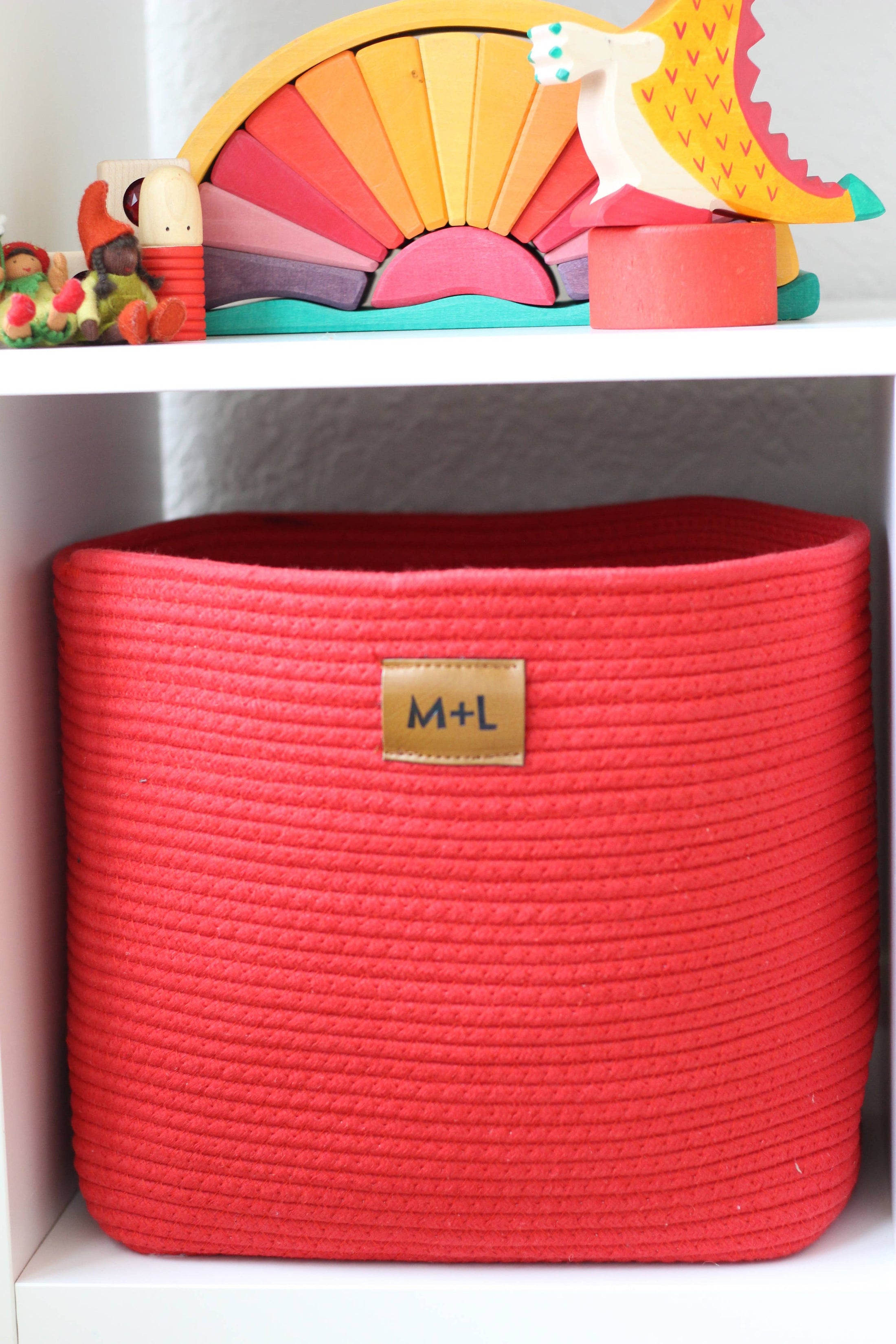 Maple and Lark Bountiful Rope Basket: Multiple Colors