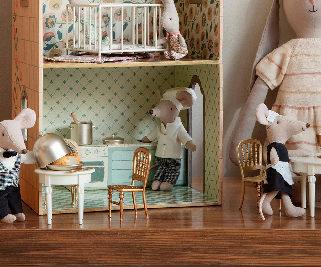 Maileg Gold Chair, Mouse