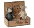 Load image into Gallery viewer, Maileg Grandma and Grandpa Mice in Cigarbox 2023
