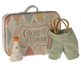 Load image into Gallery viewer, Maileg Clown Clothes in Suitcase, Little Brother Mouse

