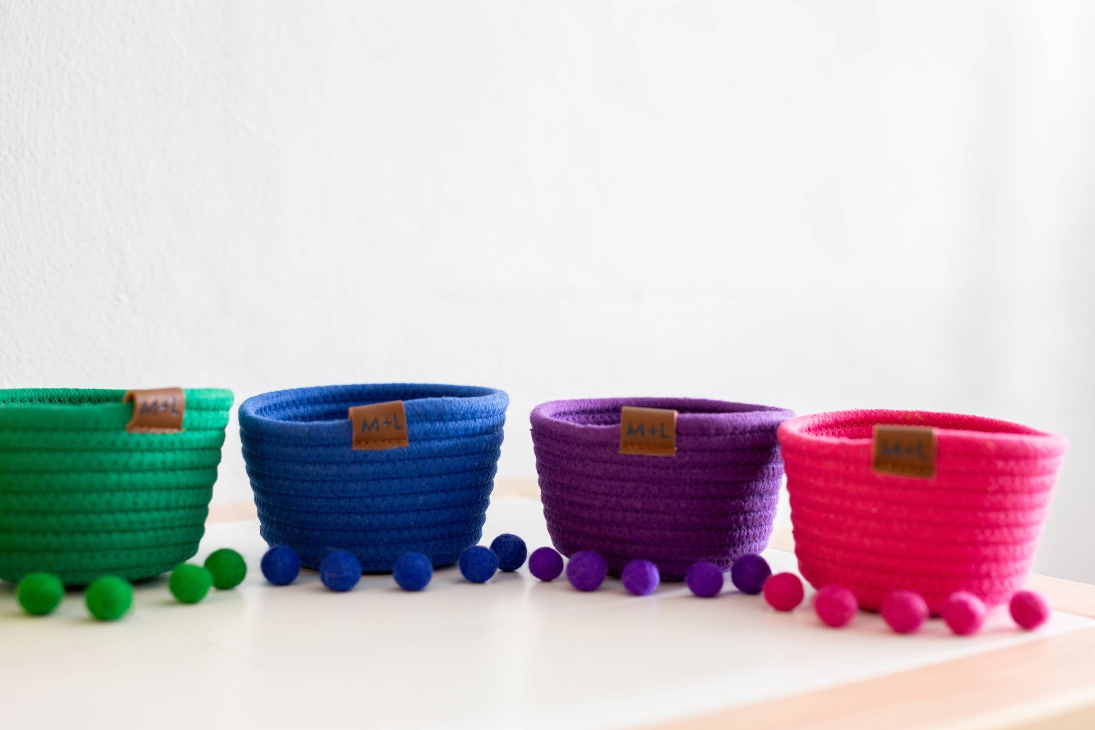 Maple and Lark The Bitsy Basket: Rainbow Set