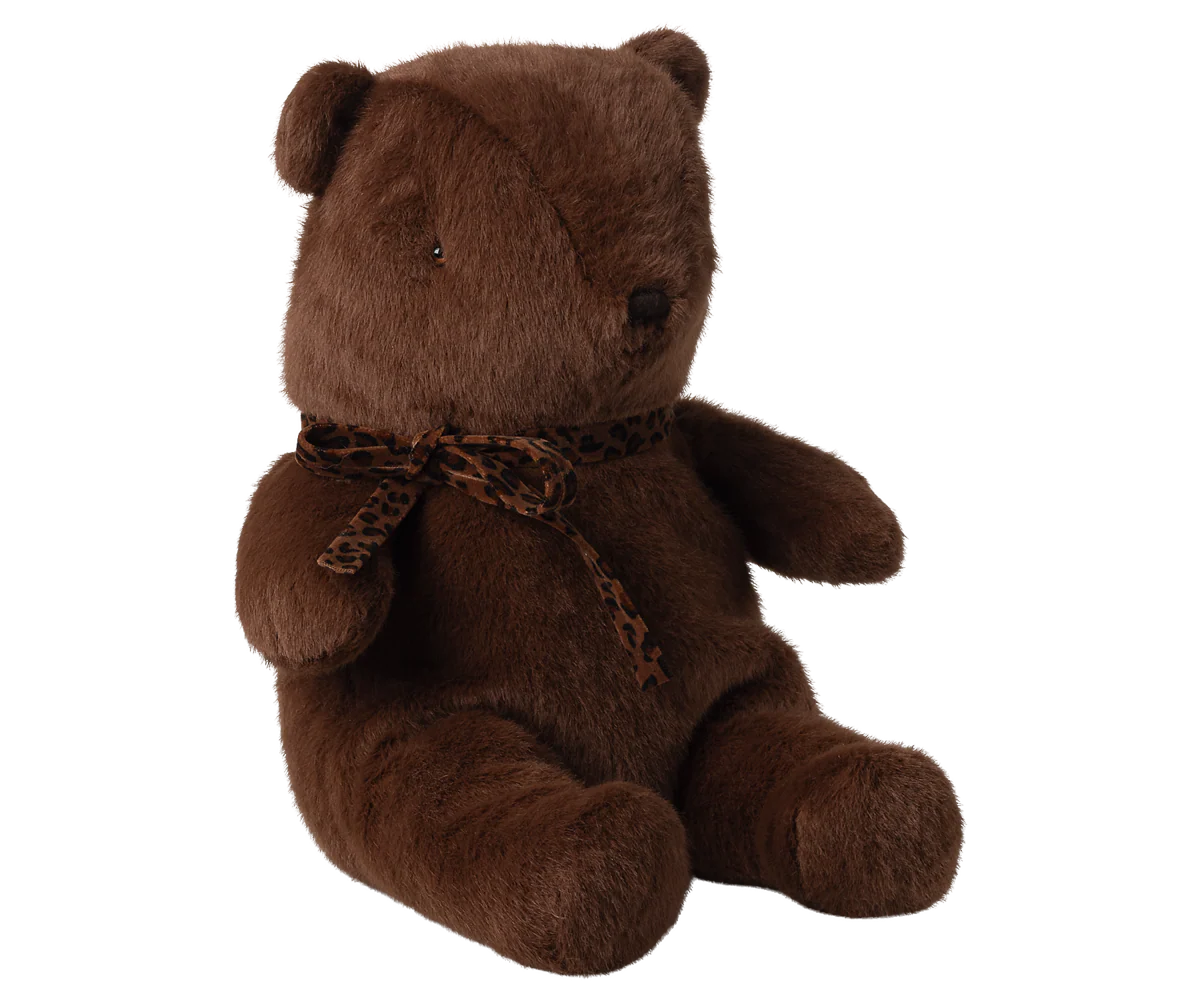Preorder Maileg Teddy bear plush, Medium - Dark chocolate or Soft Brown (Expected Delivery: 6.15.26)