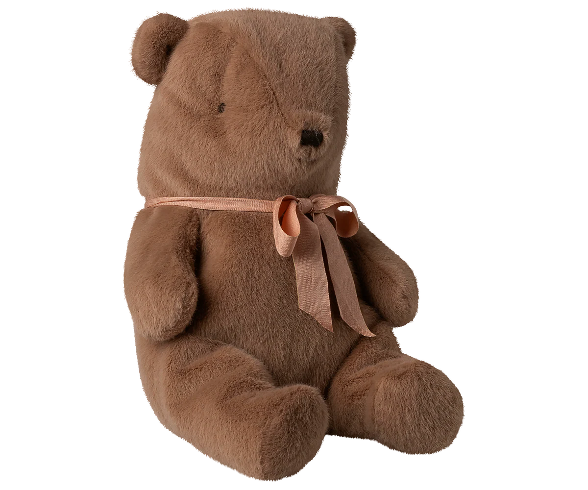 Preorder Maileg Teddy bear plush, Medium - Dark chocolate or Soft Brown (Expected Delivery: 6.15.26)
