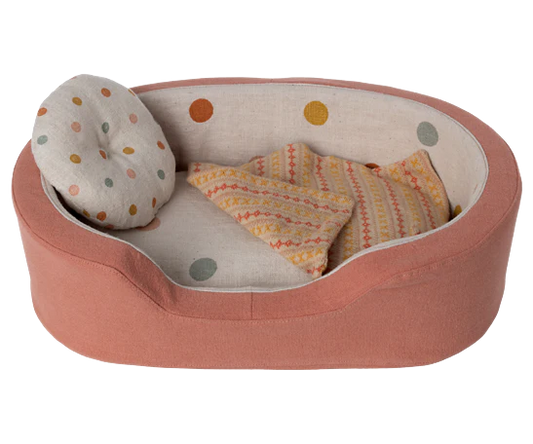 Maileg Cosy Basket, Medium - Coral