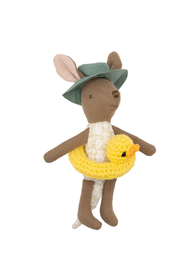 Rugaroo The Duck Floatie | Kangaroo Doll Accessory