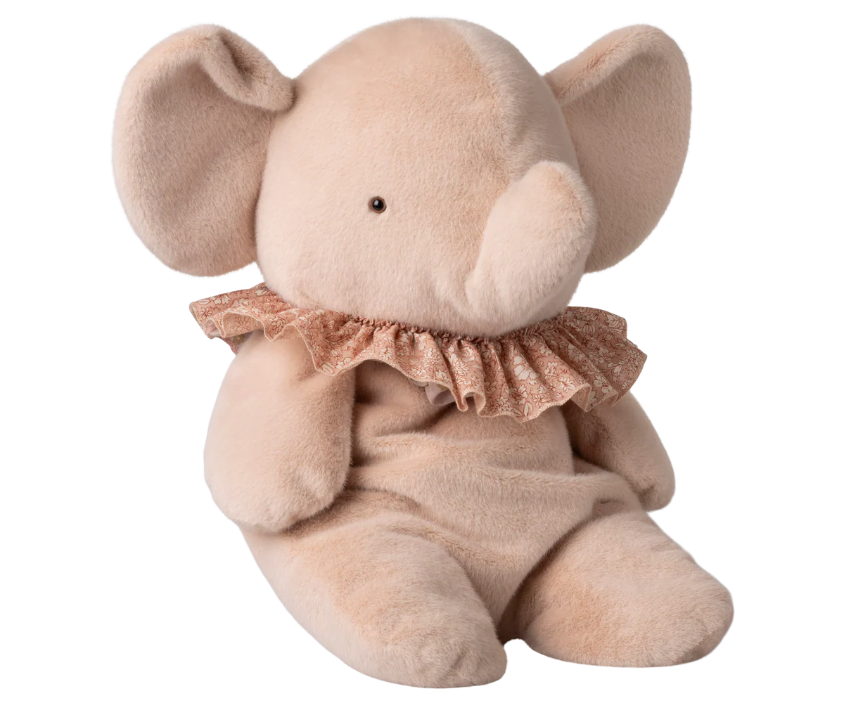 Preorder Maileg Elephant plush, Big - Powder (Expected Delivery 3.15.26)