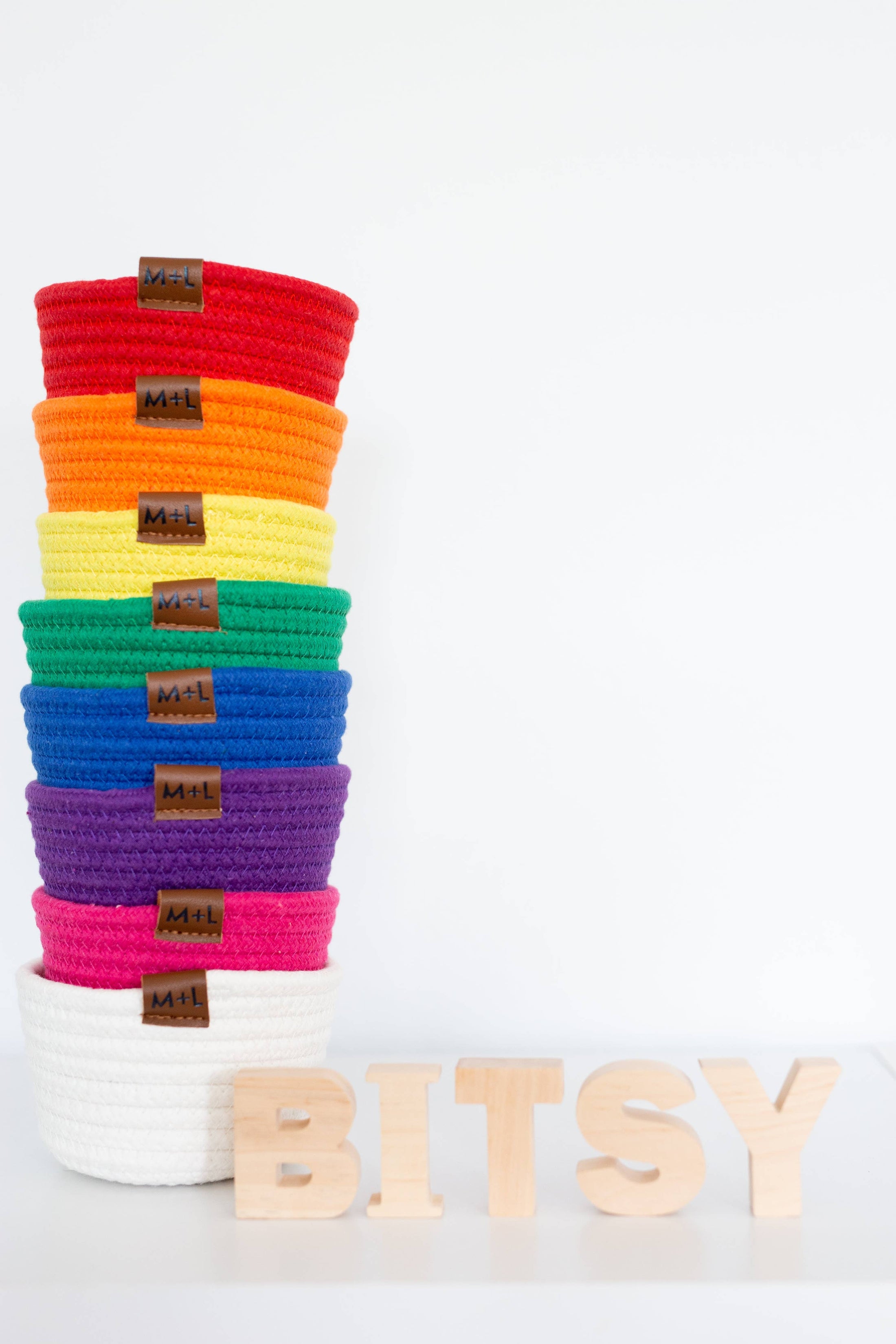 Maple and Lark The Bitsy Basket: Rainbow Set