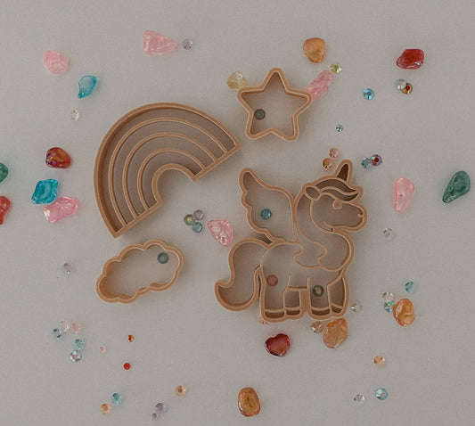 Kinfolk Pantry Fairytale Unicorn Playdough Eco Cutter Set™