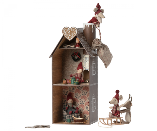 Maileg Gingerbread House, Mouse