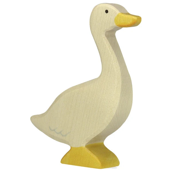 Holztiger Standing Goose European Wooden Animal