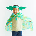 Load image into Gallery viewer, Sarah's Silks Dinosaur Playsilk (Green, Purple, or Red)
