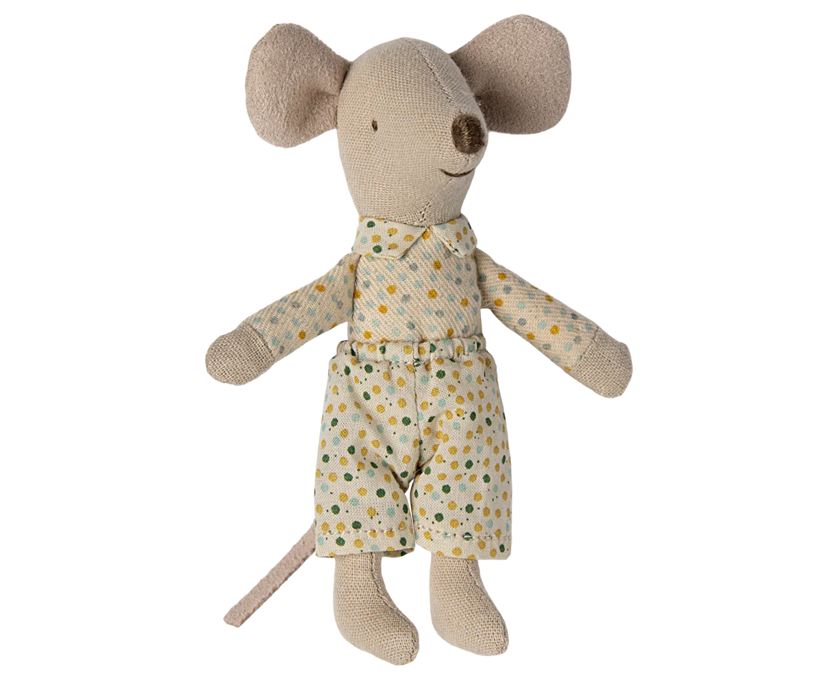 Maileg Little Brother Mouse in Matchbox (2024 Magnetic hands)