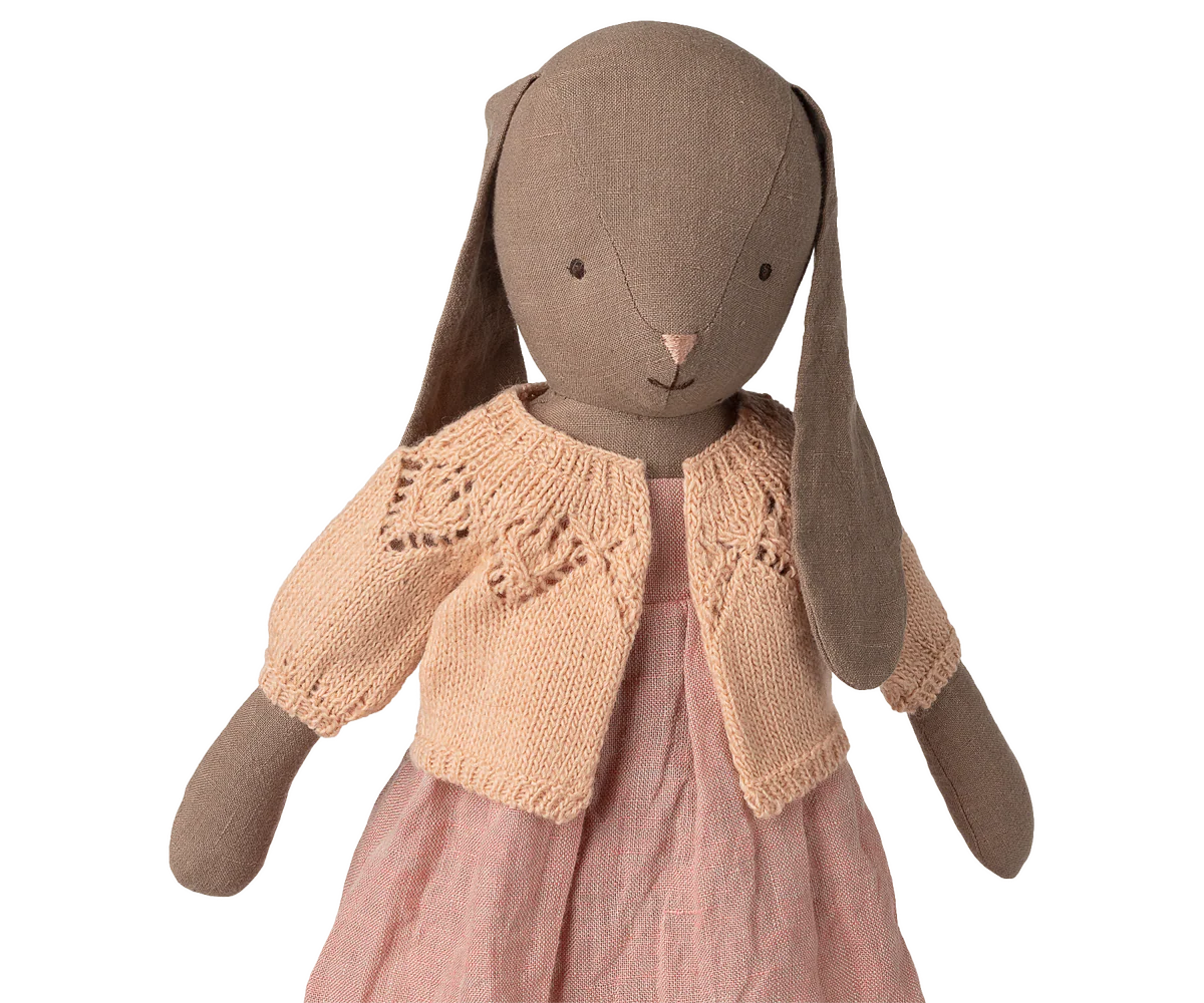 Preorder Maileg Knitted cardigan, Size 4 - Vintage Rose or Light Rose (Expected Delivery: 2.15.26)