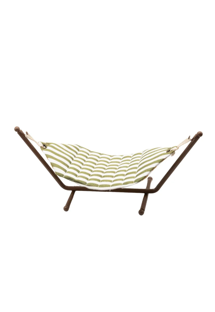 Rugaroo Hammock | Rugaroo Miniature Doll Accessories (Eucalyptus/Ochre or Neutral)