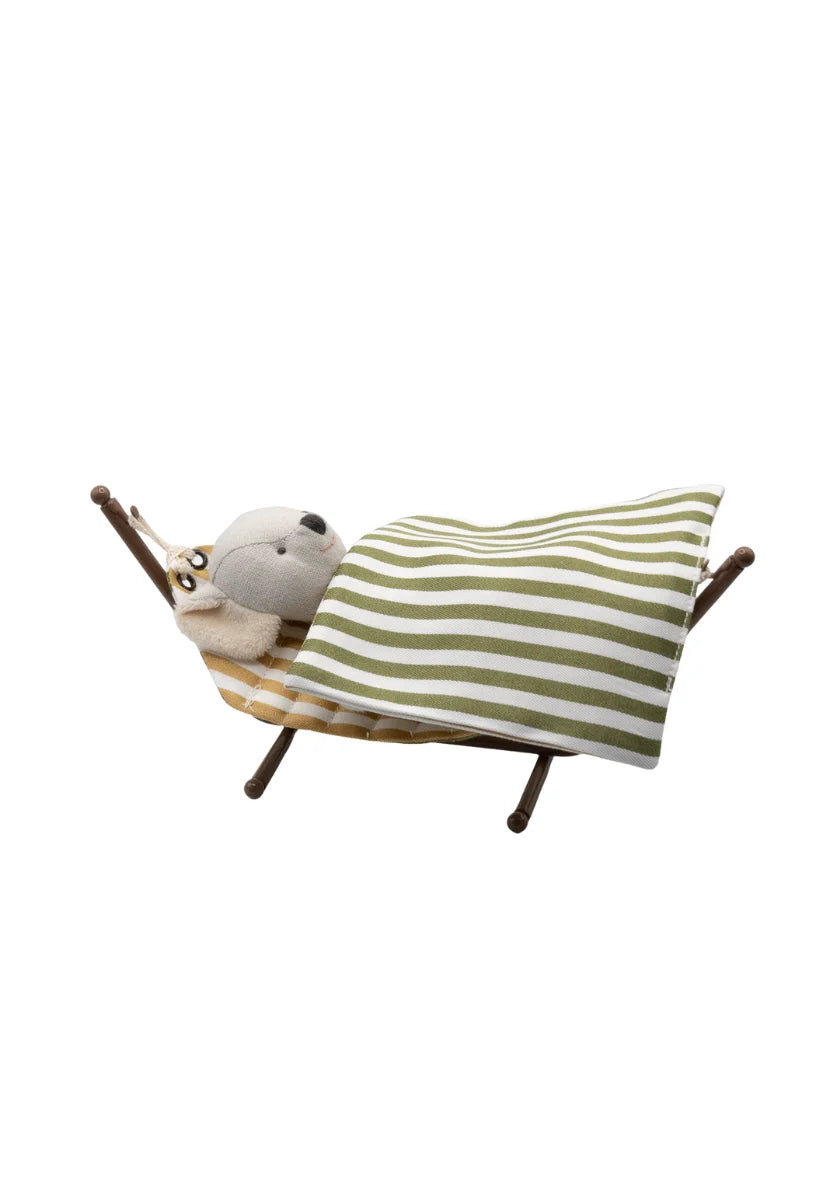Rugaroo Hammock | Rugaroo Miniature Doll Accessories (Eucalyptus/Ochre or Neutral)