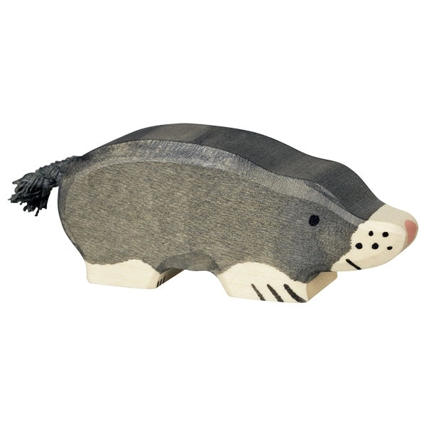 Holztiger Mole European Wooden Animal